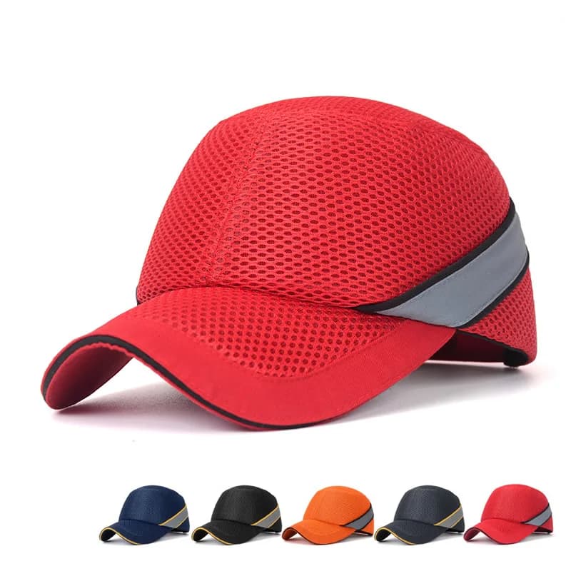 Il più nuovo casco protettivo di sicurezza sul lavoro berretto antiurto guscio interno rigido stile cappello da Baseball per negozio di fabbrica di lavoro che trasporta la protezione della testa