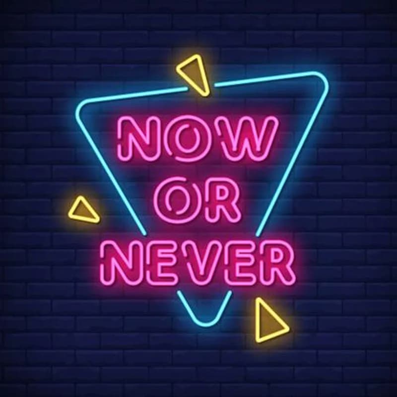 Insegna al neon Ora o mai Insegna da parete al neon per insegne al neon ROOM Bar Pub Hotel Pub Pub Lampada pubblicitaria TUBO in vero vetro fatto a mano ricreativo