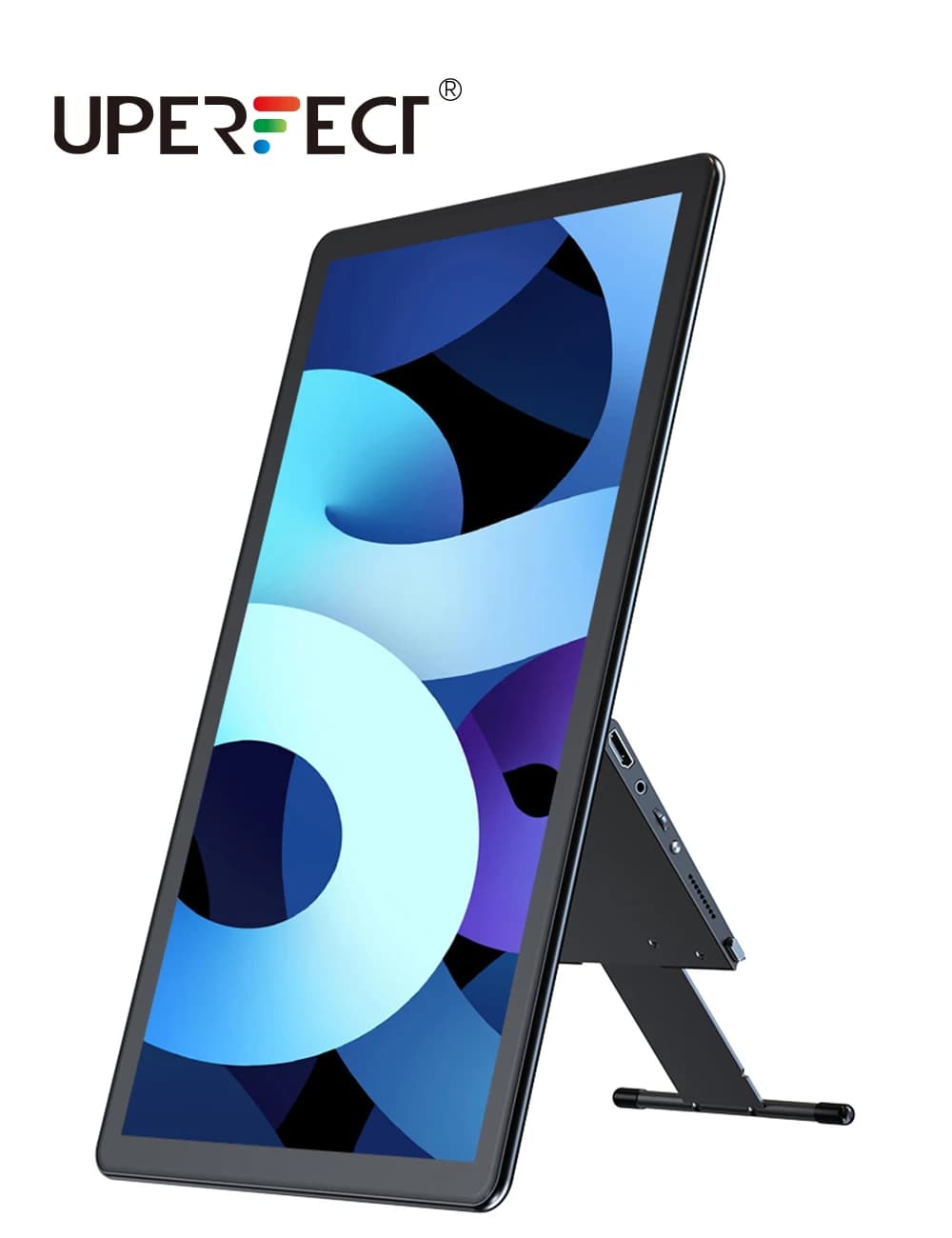 UPERFECT y Monitor portatile da 15.6 pollici Touch Screen 1920x1080 Display Mobile pannello LCD IPS con supporto retrattile leggero e sottile