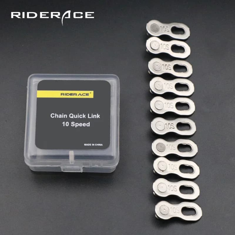 RIDERACE Connector Joints of the Bicycle Chain Connector Magic Bottoni 10 11 12 speed 5 pairs Fast main links for road mountain bike
