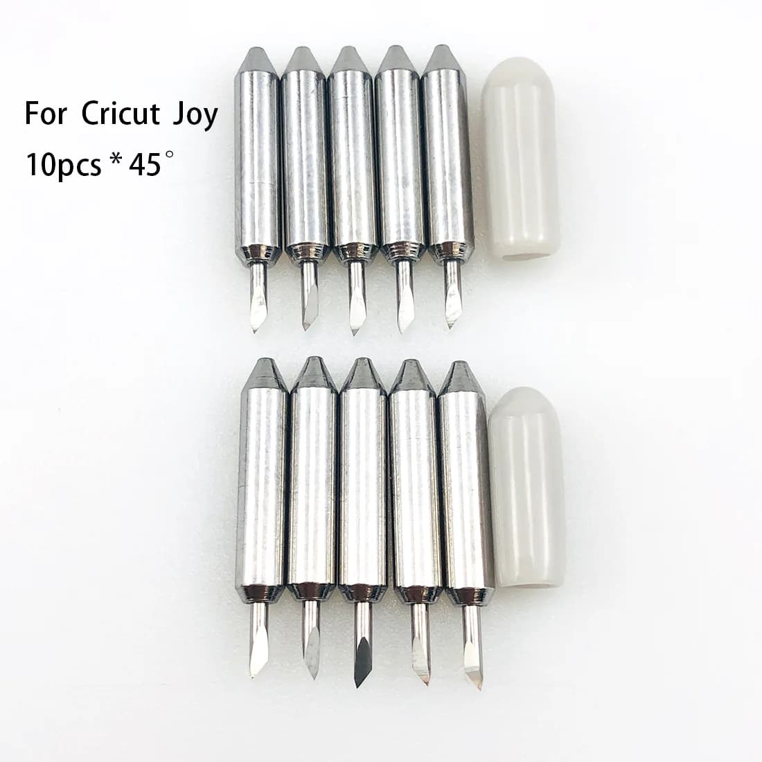 10pcs 45 Degree Dia 3mm Plotter Blades Vinyl Cutter Knife for Cricut Joy Xtra