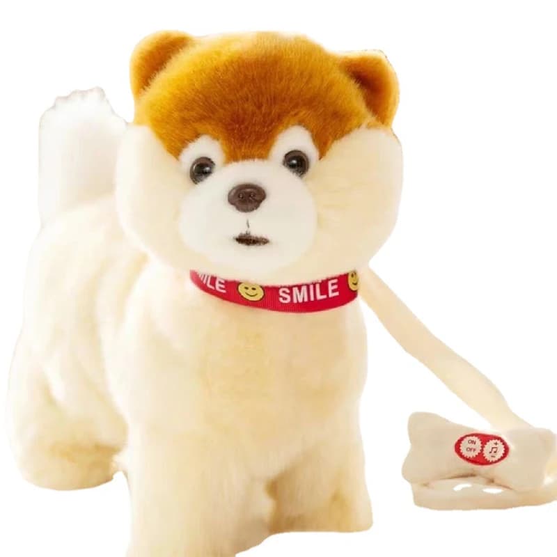 Cane Robot cane interattivo giocattoli elettronici peluche cucciolo animale domestico passeggiata corteccia guinzaglio orsacchiotto giocattoli per bambini regali di compleanno