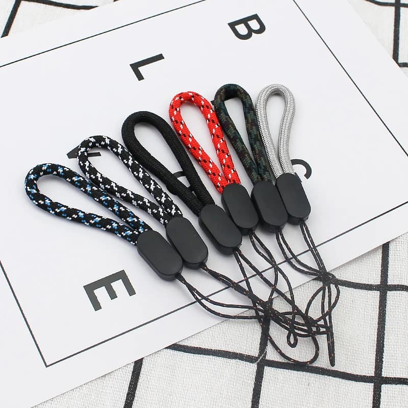 Cordino da polso a mano cordino con cordino corto cinturino per cellulare per Flash Drive portachiavi ID Badge Holder corda per appendere fai da te