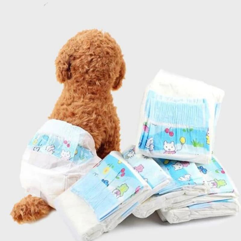 Pannolini per cani Pannolini per cani Pet Femmina Cane Pannolini usa e getta a tenuta stagna Cucciolo Pantaloni fisiologici super assorbimento