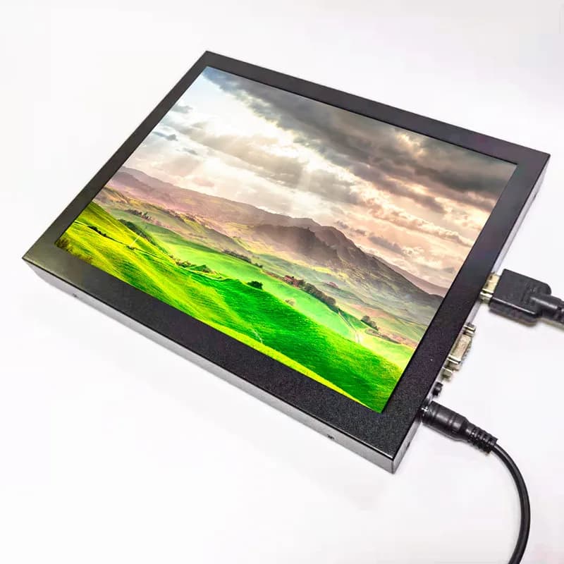 Guscio in metallo da 9,7 pollici 2K HD 2048*1536 Pannello IPS Monitor Supporto HDMI per Switch XBox PS WiiU Console di gioco/Microscopio/Raspberry Pi
