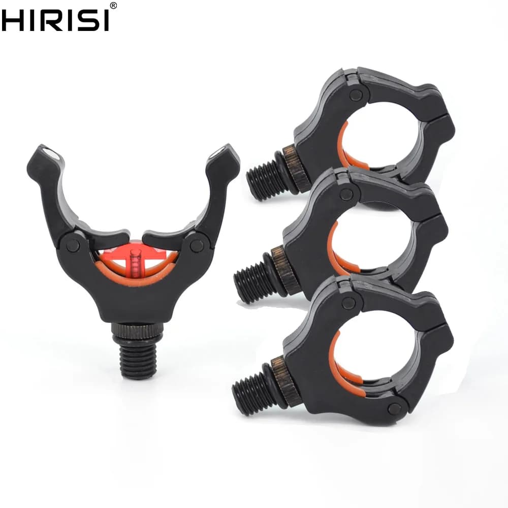 Pinza per poggiatesta per canna da pesca alla carpa Hirisi da 4 pezzi con clip magnetiche magiche