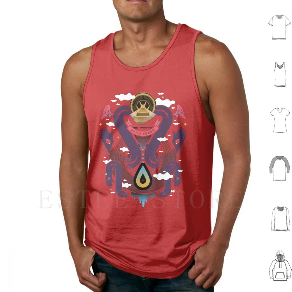 Under The Needle Tank Tops Vest Sleeveless Seattle Space Needle Washington Pacific Northwest Pnw Nw Northwest 206