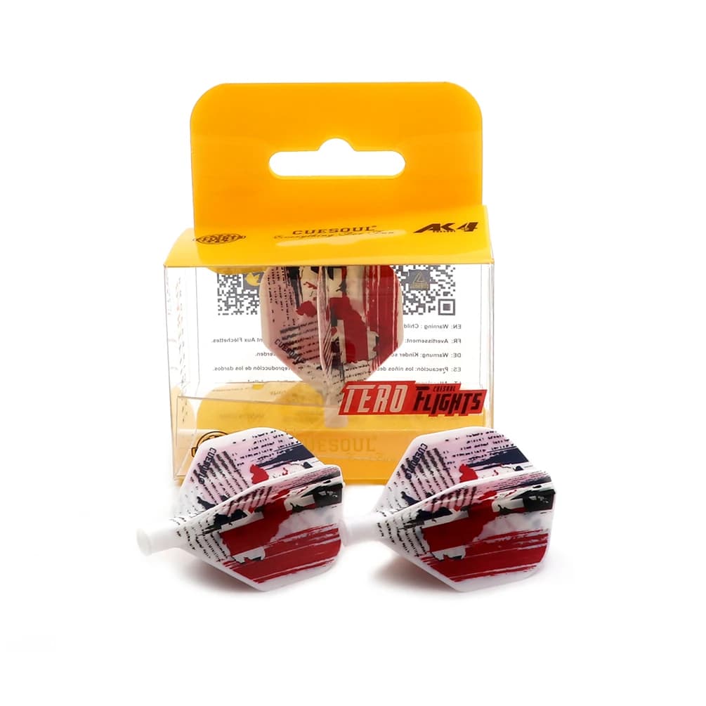 CUESOUL AK4 Voli per freccette Forma standard-Design Jack Union