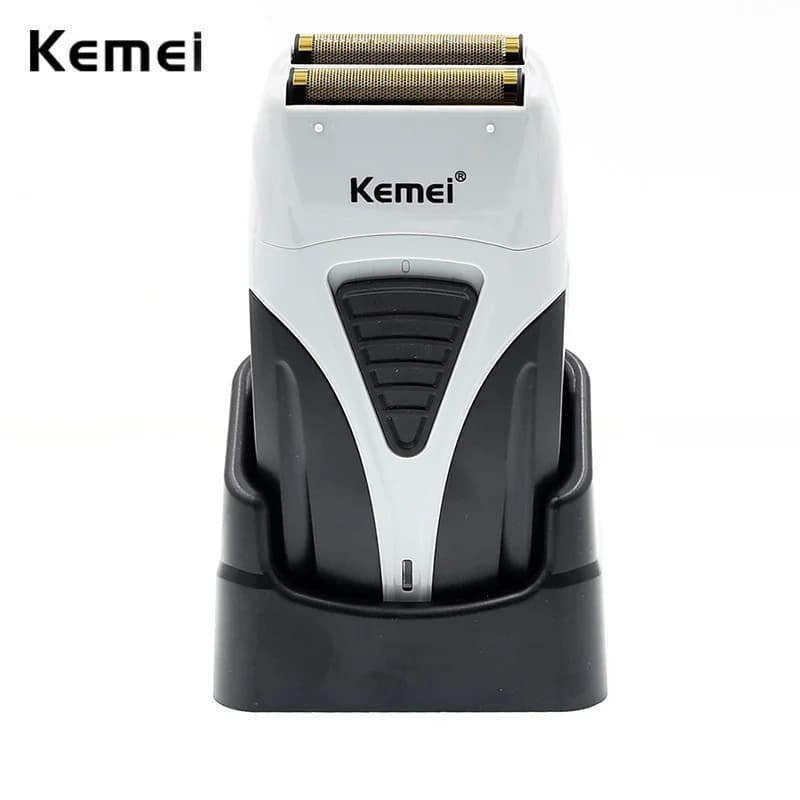 Kemei 3383 rasoio elettrico ricaricabile potente rasoio da barba finitura dissolvenza rimozione stoppie Barber Foil macchina da barba per gli uomini
