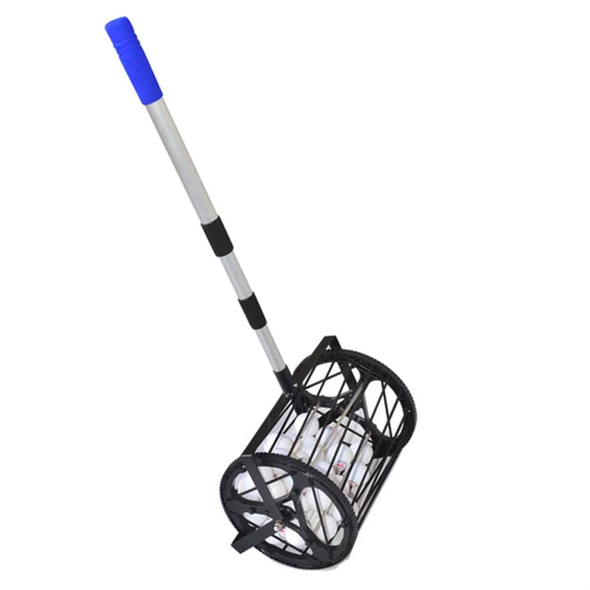 125 Palline Capacità Palline da ping pong Retriever Collettore Pingpong Raccoglitore di palline da ping pong Tramoggia Rullo Accessorio da ping pong