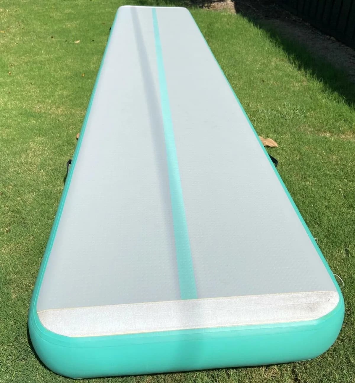 5x1x0.2m Air Gymnastics Inflatable Mat for Workout with Air Track Cheerleader Yoga Flooring Taekwondo Training