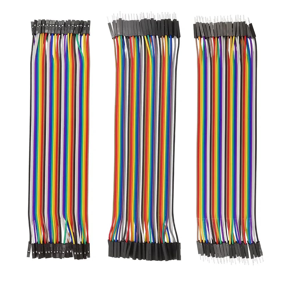 3 pcs 2.54mm 40pin female/male male/male male/male male/male male connector Jumper 10/20/30cm for Arduino Bread board