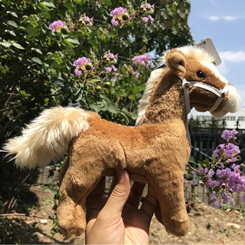 Bambole di peluche di cavallo di alta qualità Bambole di peluche per bambini Compleanno Natale Principe Principessa Peluche Piccolo pony Giocattolo regalo