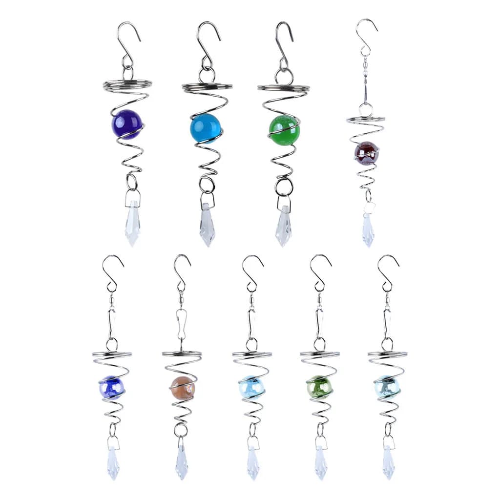 Wind Chime Glass Ball Hanging Pendant Home Decorations Wind Tail Hanging Pendant
