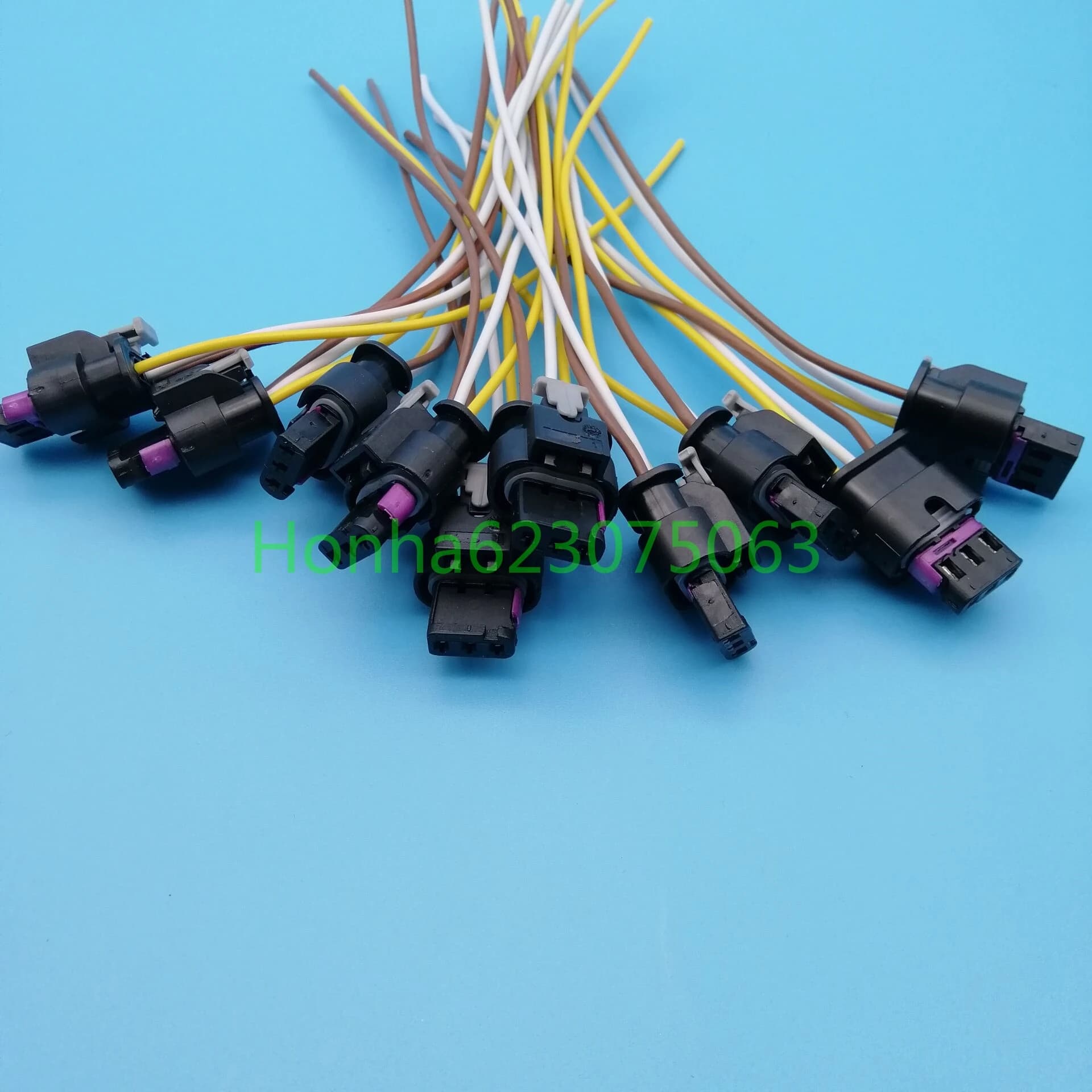 Spina connettore alloggiamento piatto a 3 pin cablaggio a 3 pin 3C0973203 4F0973703