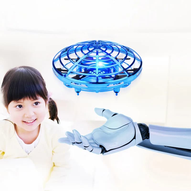 Nuovo regalo per bambini giocattoli UFO Drone Fly elicottero a infrarossi rilevamento manuale induzione RC aereo aggiornamento Quadcopter per bambini