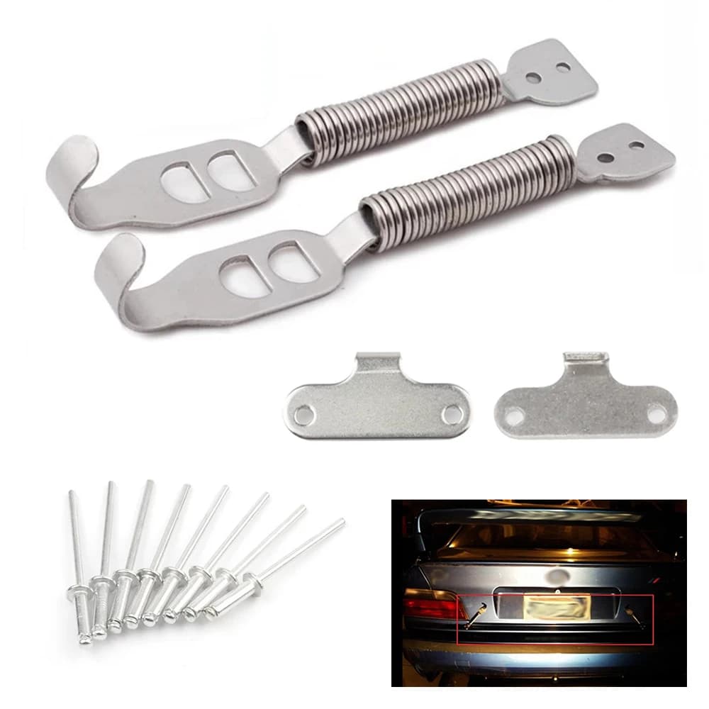 Clip per molle per cofano sportivo in acciaio inossidabile Pannello per cofano da competizione Paio di rally da gara Paraurti lockrear, kit perni a molla per coperchi per bagagliaio