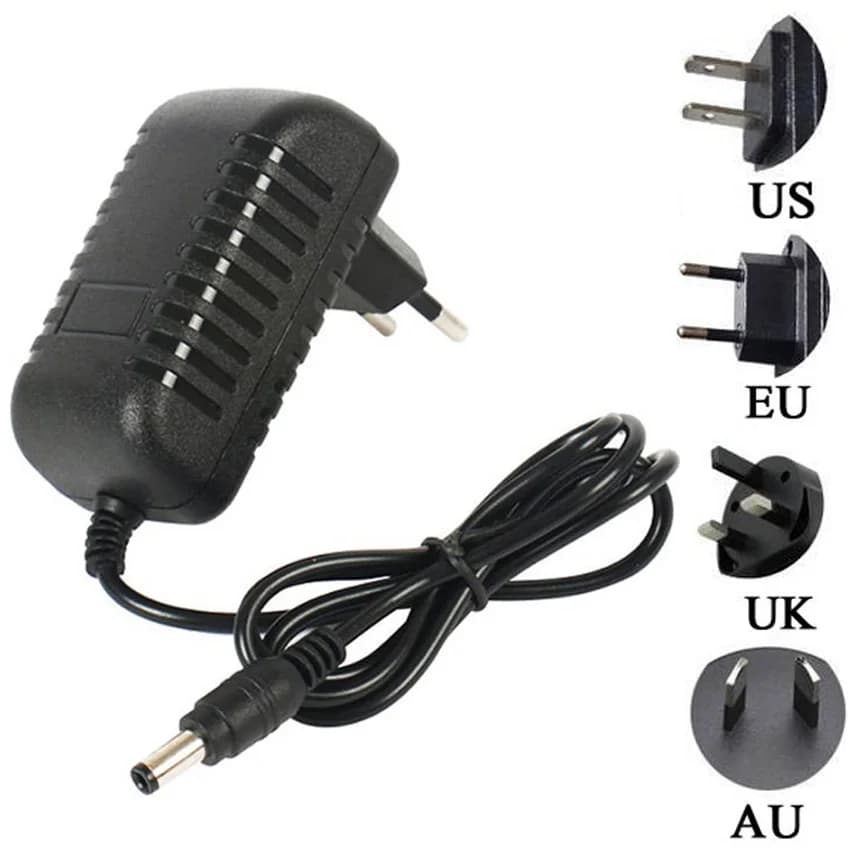 Adattatore di Alimentazione AC 100-240V EU US AU UK 12V 9V 5V 6V 7V 3V 10V 1A 0.5A 1.5A 2A Caricabatterie DC per Strisce LED