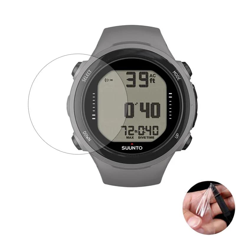 3 pezzi di pellicola protettiva morbida e trasparente per Suunto D4i D6i Novo orologio subacqueo GPS Sport Smartwatch protezione schermo (senza vetro