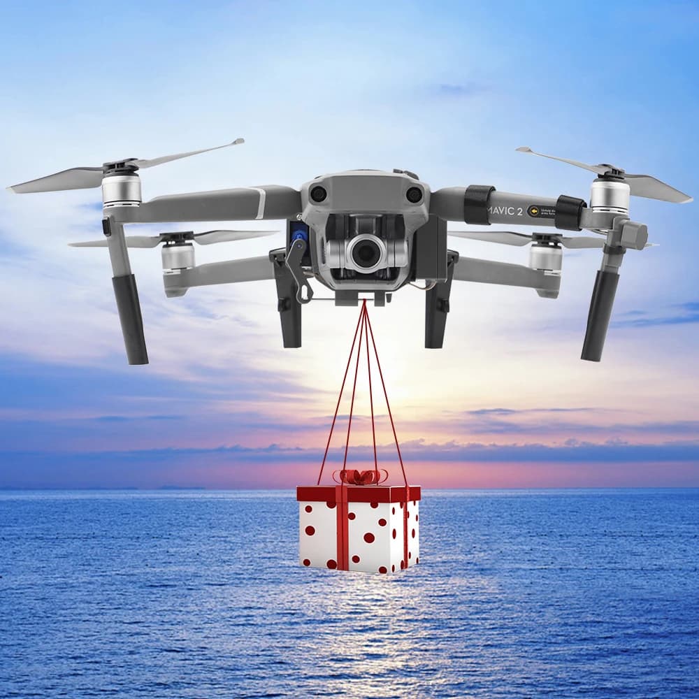 Sistema di lancio parabolico per DJI Mavic 2 Pro Zoom, accessori per drone RC quadricottero con batteria per lancio remoto e pesca