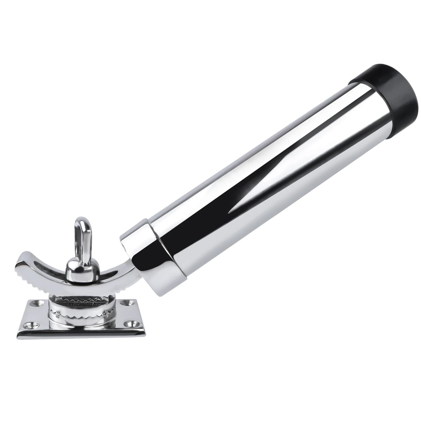 Barca In Acciaio Inox 316 Deck-Mount Regolabile Canna Da Pesca Supporto Rimovibile Pod