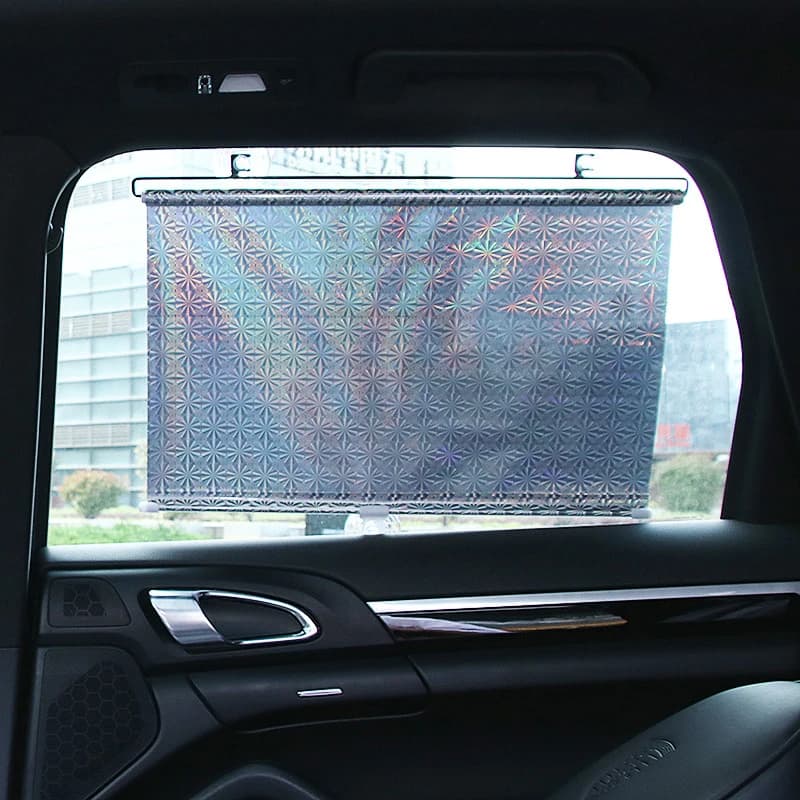 40x125 cm Auto Auto Tenda Retrattile Finestra Parabrezza Visiera Parasole Lato Anteriore Parasole Scudo Decorazione Auto Accessori