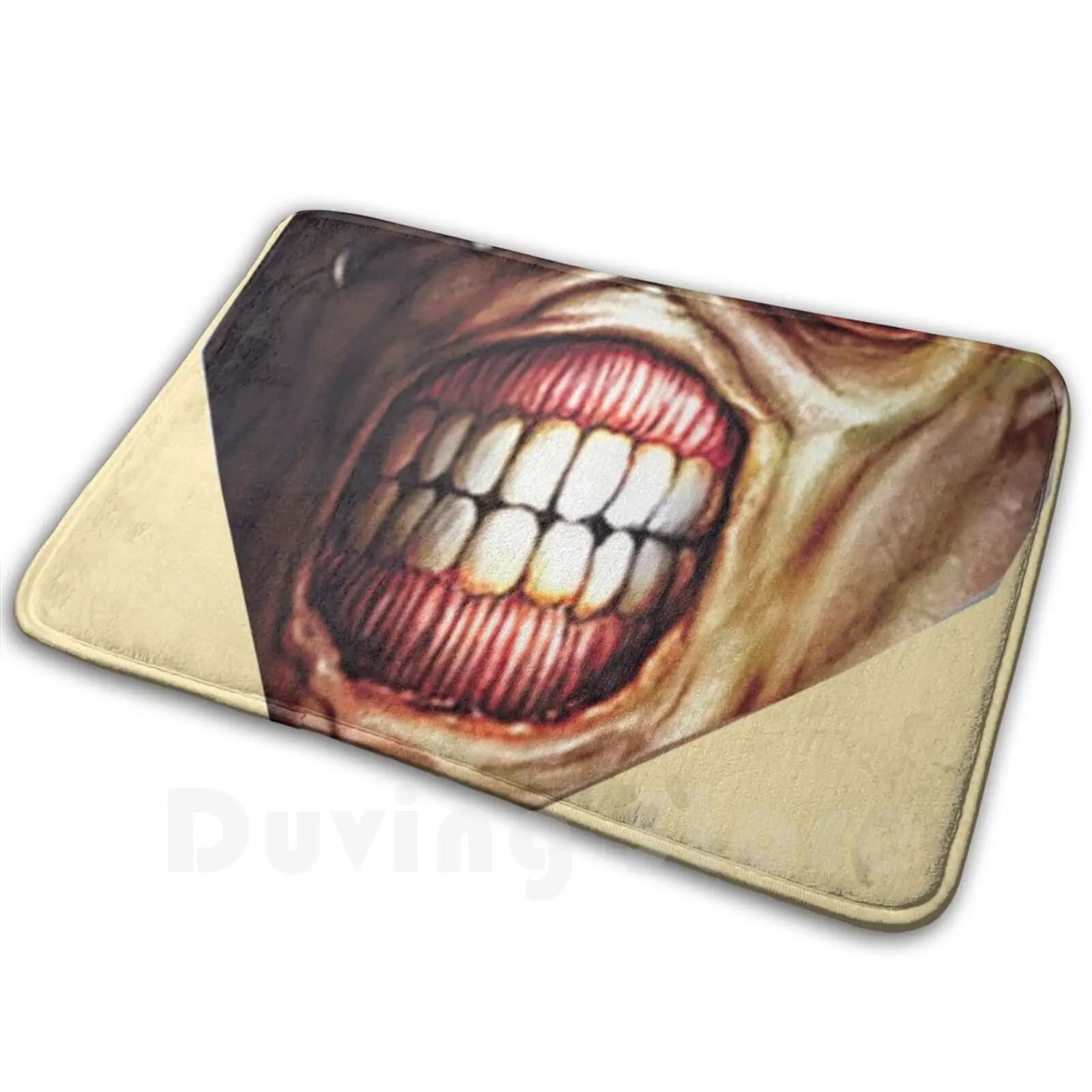 Nemesis Terror Zombie Mat Tappeto Tappeto Tappetini antiscivolo Camera da letto Nemesis Terror Zombie Denti perfetti Denti Mostro perfetto