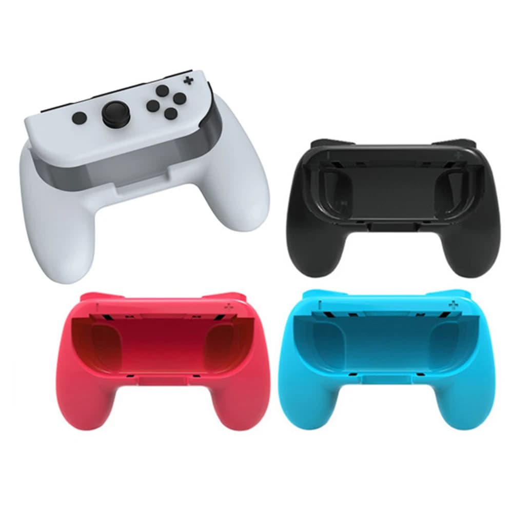 Custodia per impugnatura con impugnatura per staffa Joycon sinistra + destra per Nintendo Switch Oled NS Controller Gamepad Accessori per supporto per impugnatura