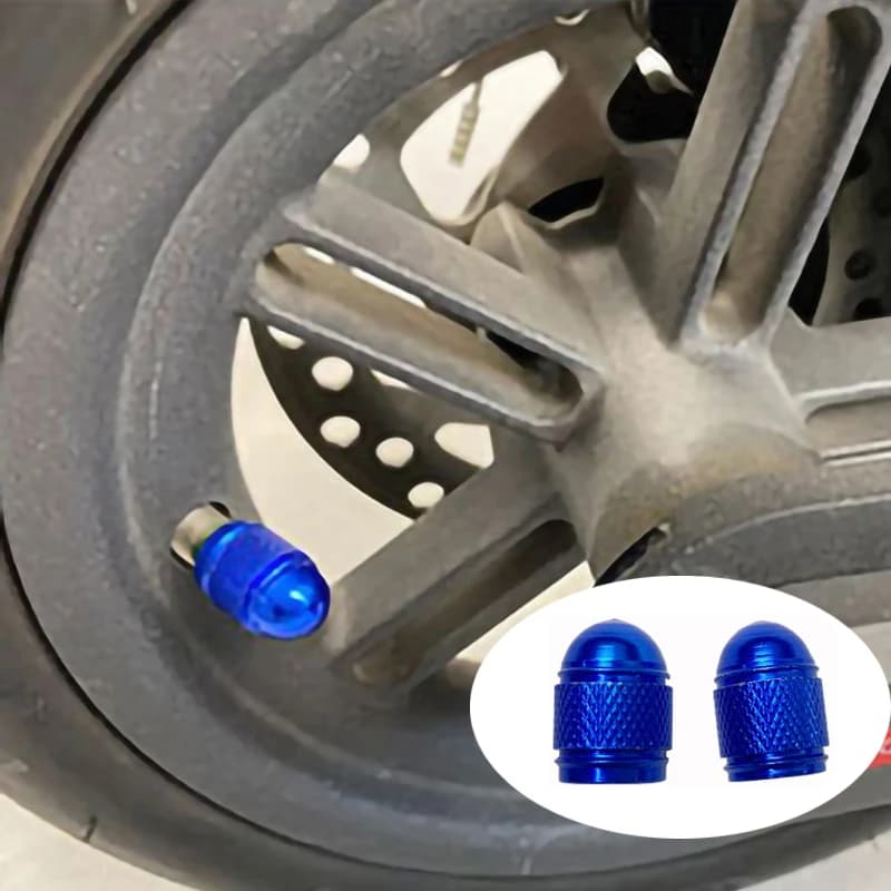 Tappi valvole scooter elettrico Copertura antipolvere valvola Schrader in lega di alluminio per accessori scooter Ninebot MAX G30 Xiaomi Mijia M365