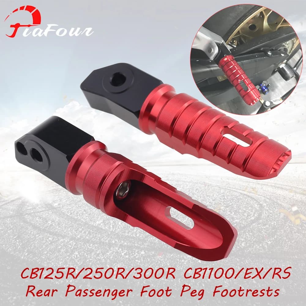 Misura per CB250R CB300R CBR250RR CB1100 EX RS CB1300 SB SF CB125R poggiapiedi pedane poggiapiedi pioli pedali posteriori Set parti