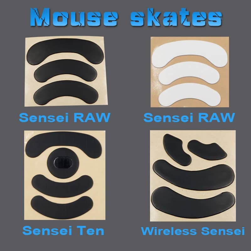 3M mouse pads for steelseries Wireless Sensei TEN 310 Sensei RAW optical V2 XAI KANA Kinzu 0.6MM Game mouse feet Replace