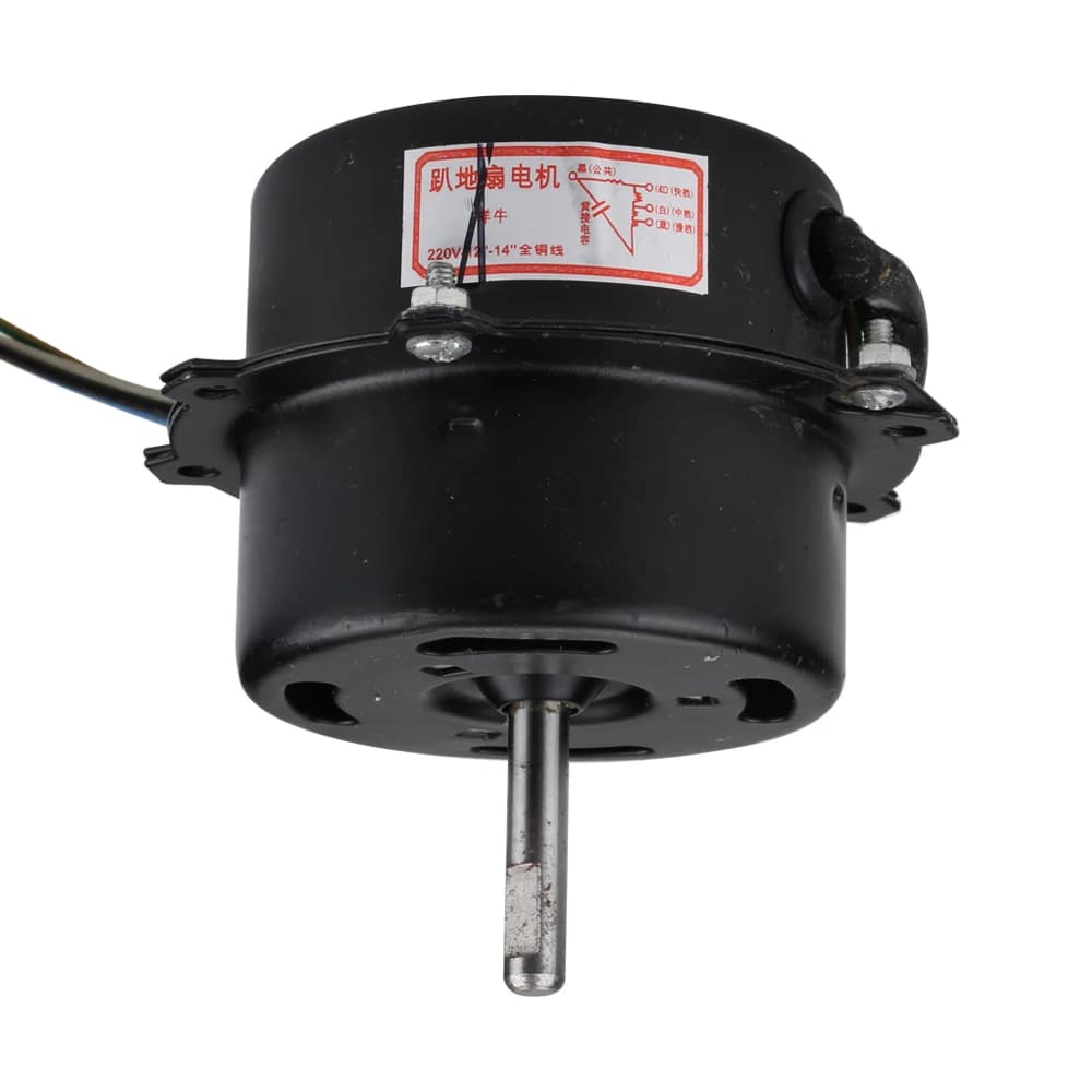 12-pollici Elettrico A Terra Del Motore Del Ventilatore-12 "Testa Rotante Del Motore per Ventilatore Da Pavimento 220V lunghezza Dell'asse 35 millimetri