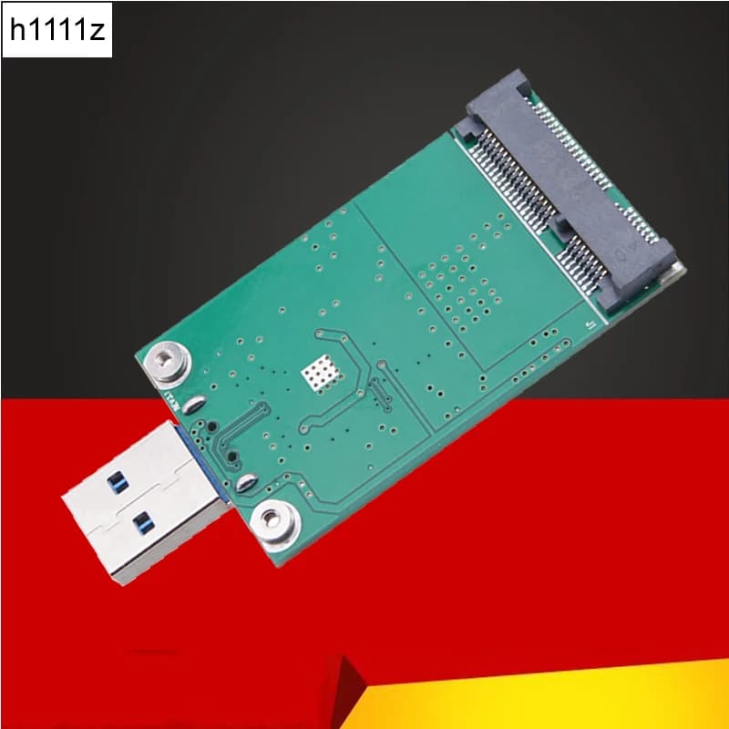 Mini USB 3.0 a PCIE mSATA SSD esterno PCBA Conveter scheda adattatore scheda mSATA a scheda USB supporta disco rigido mSATA 30*30 30*50