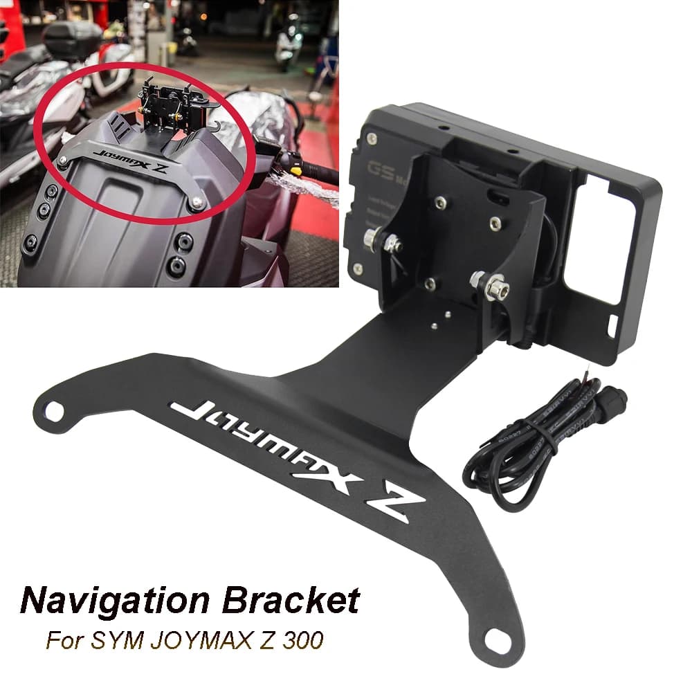 For SYM JOYMAX Z 300 Smartphone Holder NEW Motorcycle Windshield Mount Navigation Bracket GPS