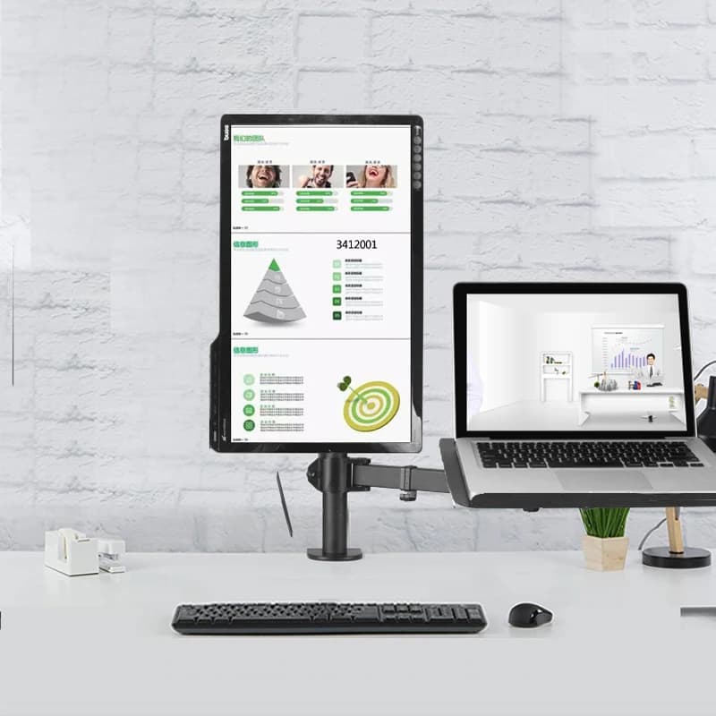 DL-MD20LP 400MM Height Adjustable Laptop Holder Stand Universal Rotating laptop tray monitor desk stand mount 10-15 inch Noteboo