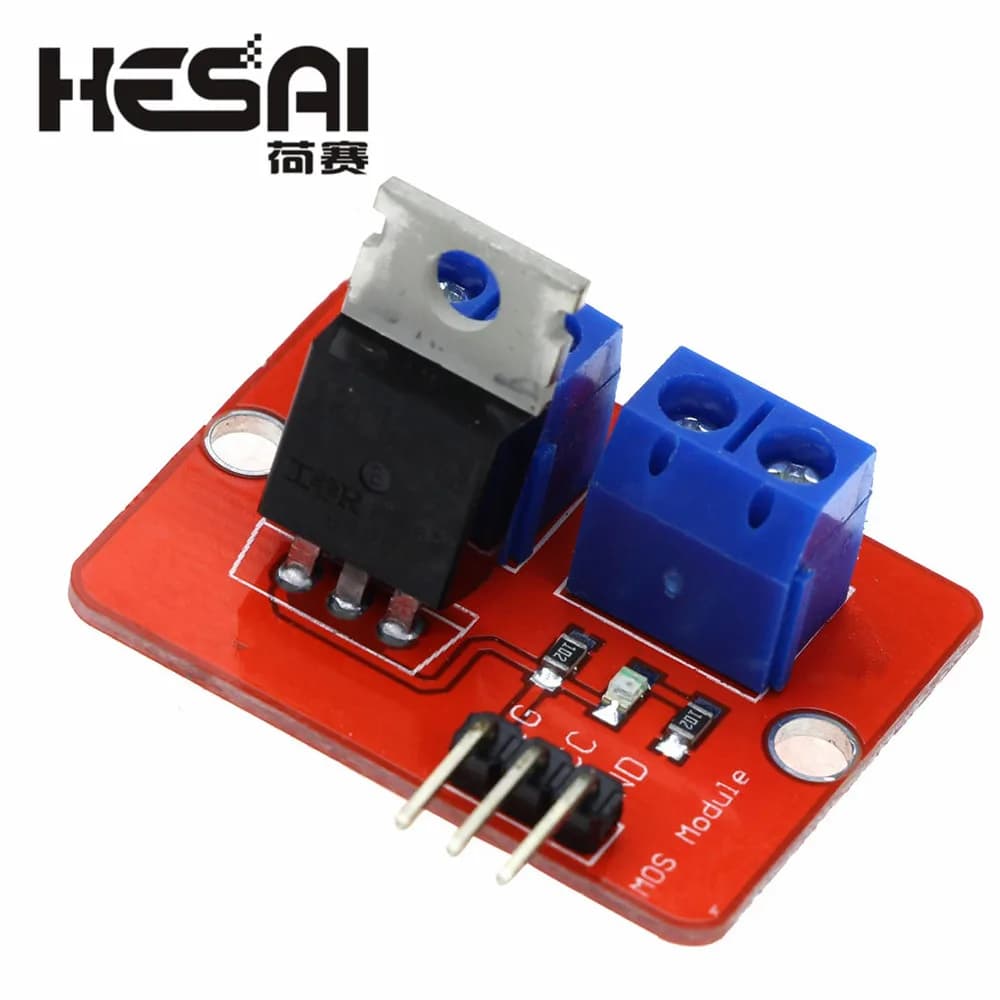 Elettronica intelligente 0-24V Pulsante Mosfet superiore IRF520 Modulo driver MOS per MCU ARM Raspberry Pi per arduino Kit fai da te