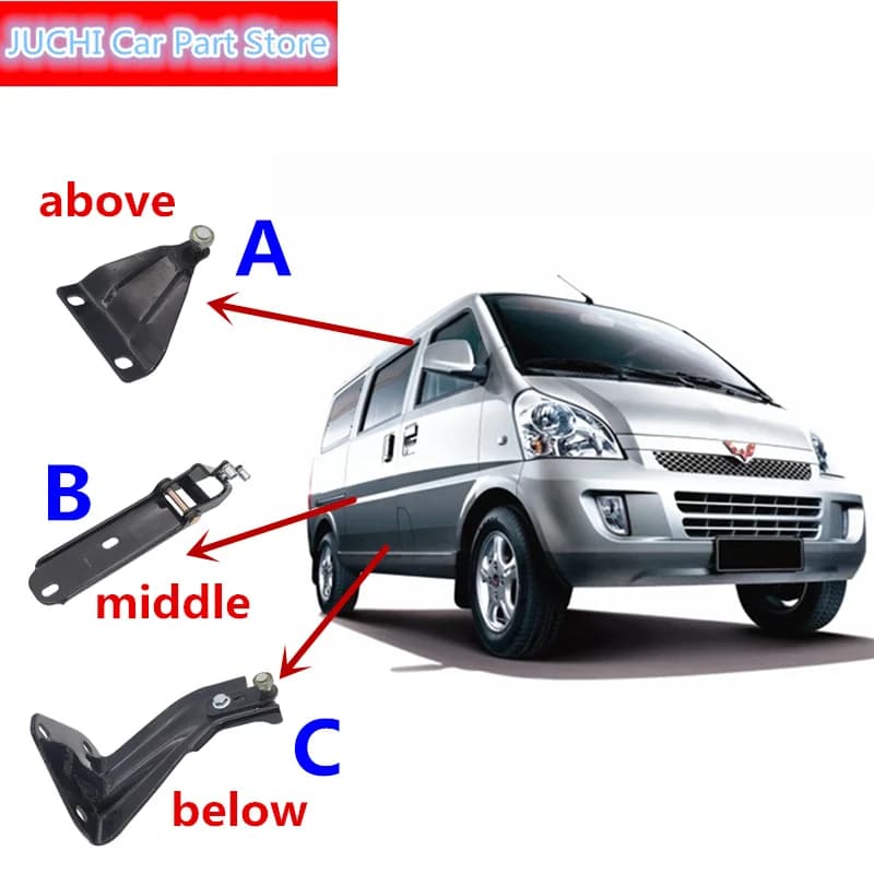 Per chevrolet N300 fahrening Rongguang supporto staffa cerniera puleggia porta scorrevole sinistra e destra centrale