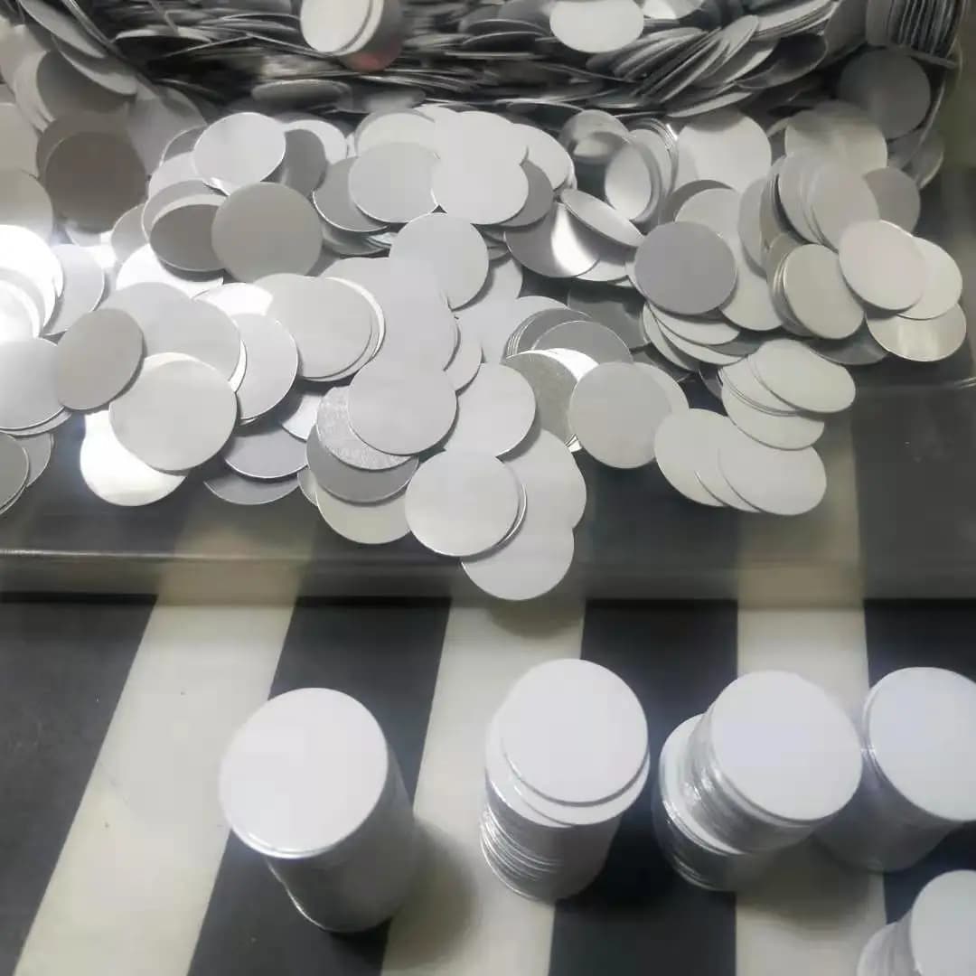 50 pz/lotto Piastre Metalliche Rotonde per Sublimazione Vuote Per Stampa FAI DA TE Trasferimento di Inchiostro a Sublimazione Stampa su un solo lato