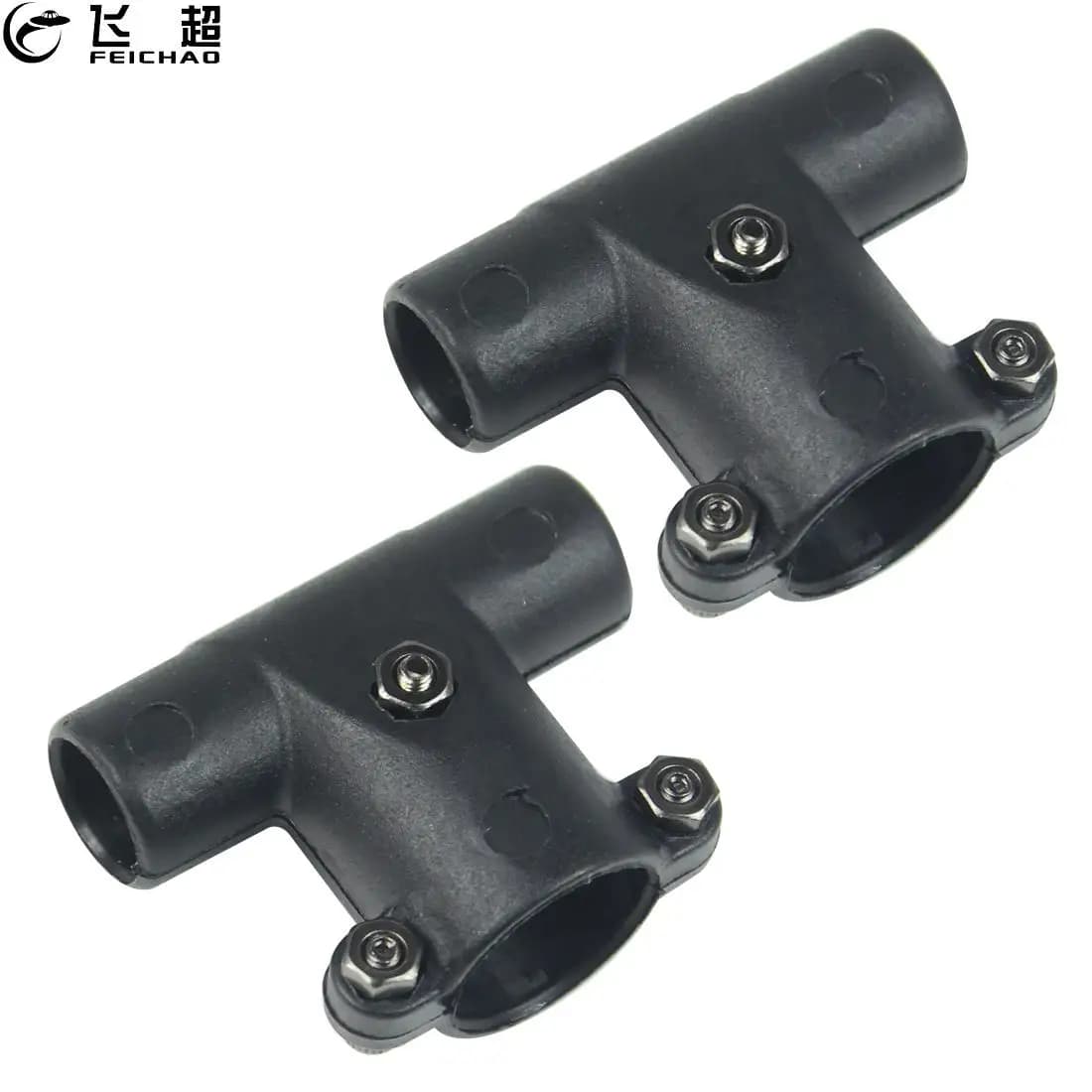 2PCS FEICHAO 16 millimetri a 10 millimetri Tee Comune Connettore Tubo di Plastica Adattatore di Atterraggio Linker Per RC FPV multicopter Quadcopter Drone