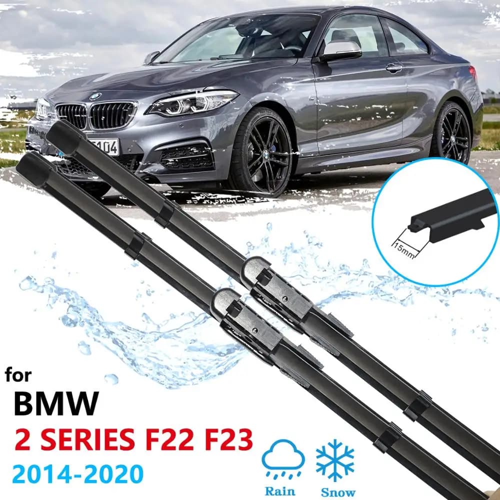 Spazzole Tergicristallo auto per BMW Serie 2 F22 F23 2014 ~ 2020 Parabrezza Tergicristalli 218i 220i 228i 230i M235i M240i 218d 220d 22d M235i M240i