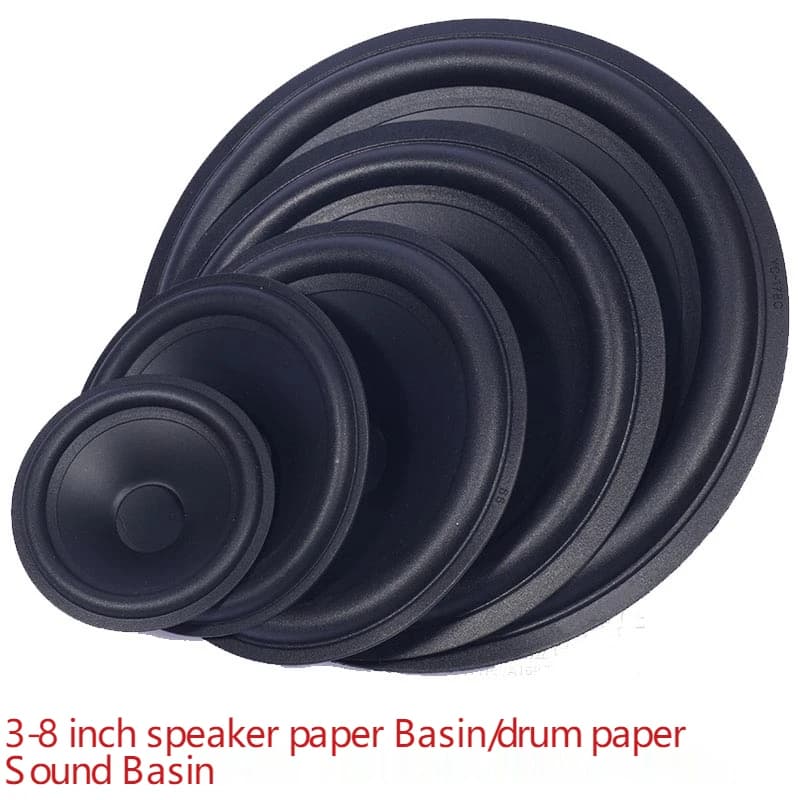 Corno Cono di carta Cono Cono Tamburo Carta Bordo in gomma Bordo in schiuma Cono pressato Accessori per corno 3 pollici-8 pollici