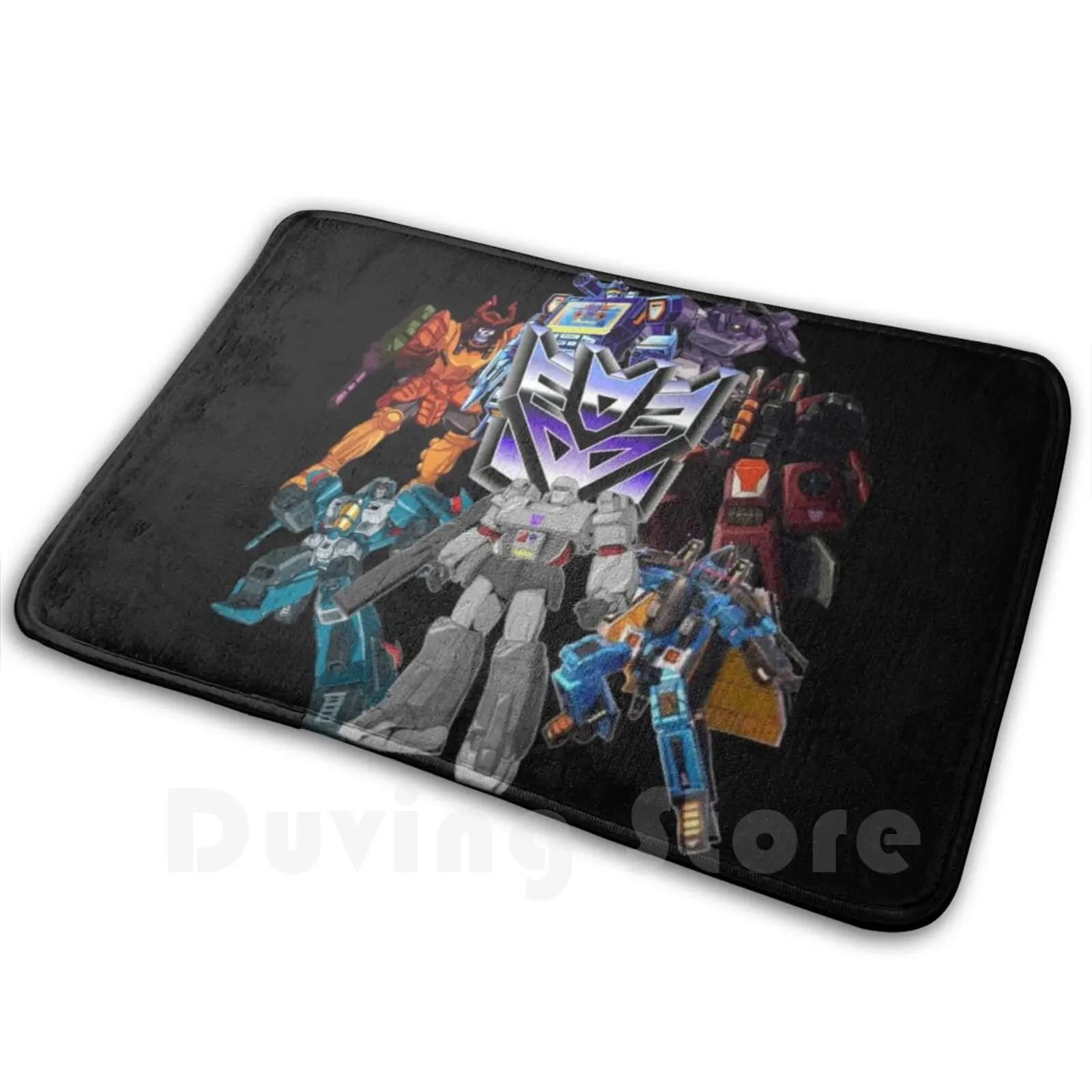 Decepticon Carpet Mat Rug Cushion Soft Non-Slip Decepticon Decepticons Autobot Soundwave Autobots 80s