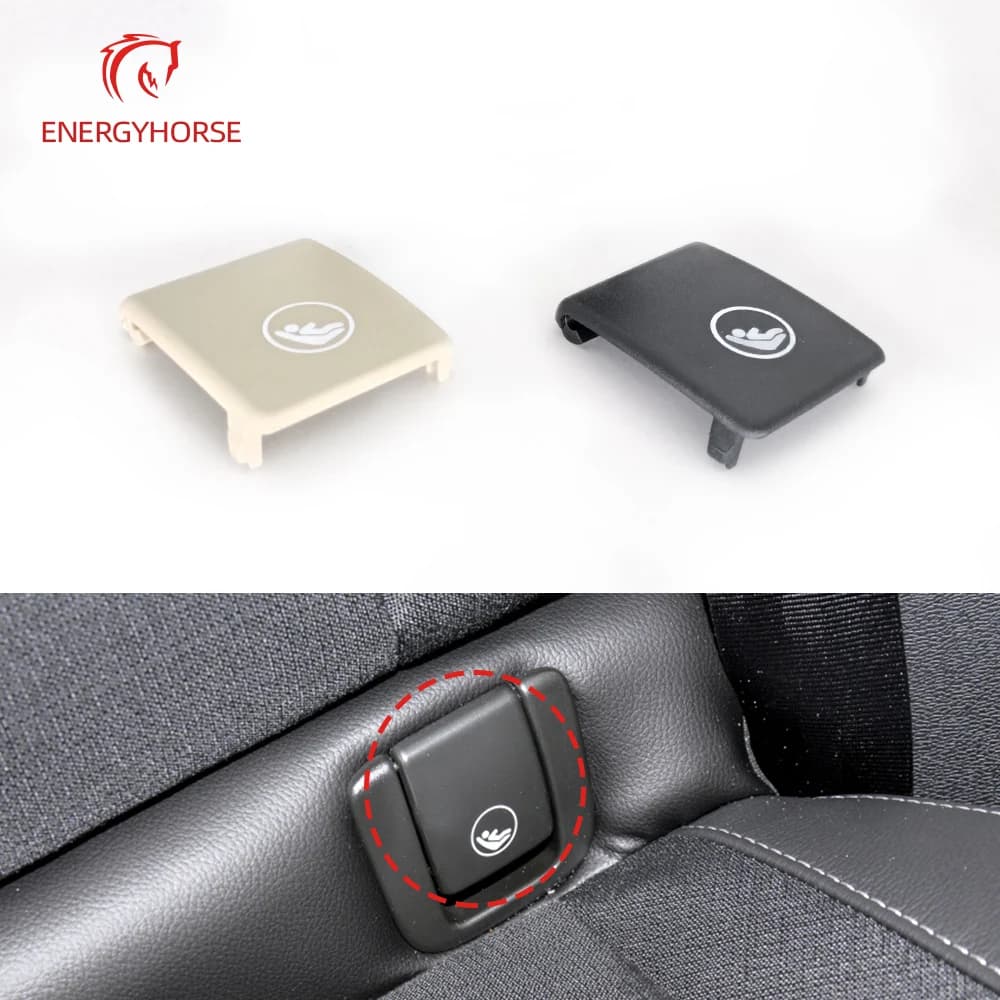 Per Volvo S60 S90 Car Rear Child Seat fissaggio ISOFix Cover Hook ISOFIX Cover interruttore di ritenuta per bambini per Volvo V60 V90 XC40 XC60