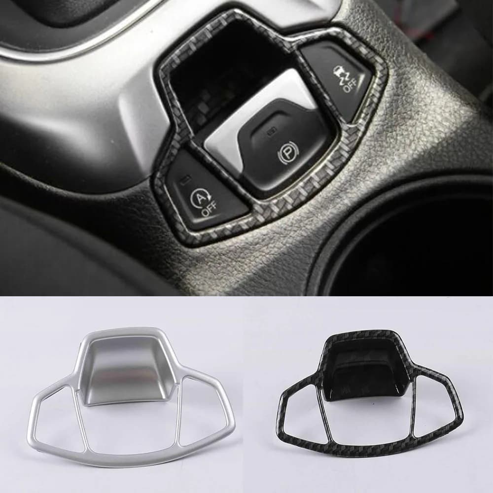 For Jeep Compass 2017 2018 2019 2020 2021 2022 Stick Cover Armrest Handrail Trim Frame Lamp Electronic Handbrake Parking Brake