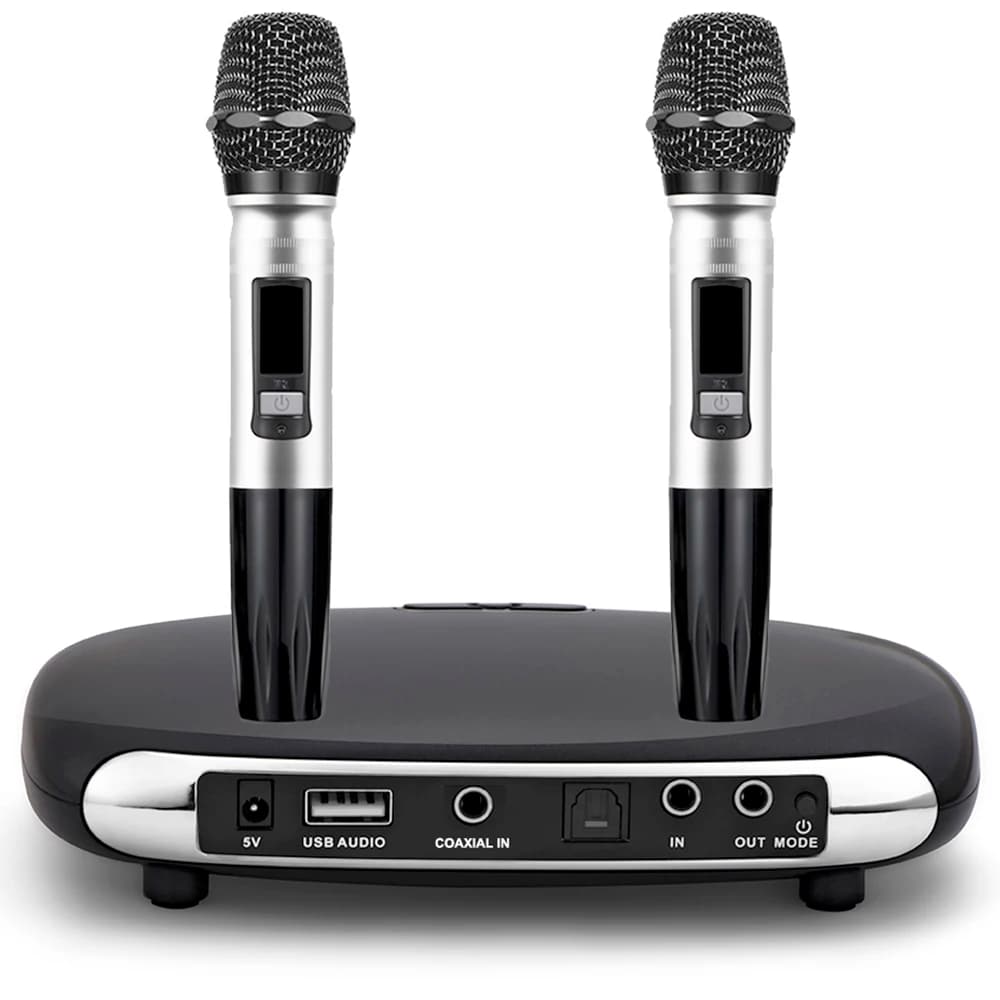 K8 Ottico Coassiale Senza Fili Bluetooth 5.0 Karaoke Box Microfono Lettore Karaoke Home Karaoke Echo Mixer Sistema Macchina di Canto