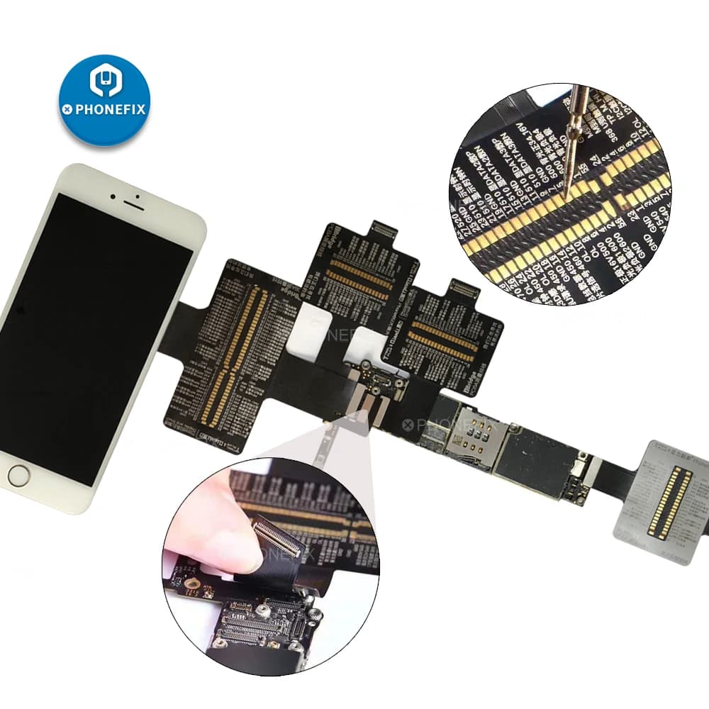 Cavo di prova QianLi iBridge FPC per iPhone 6 6S 7 7P X XSM controllo guasti della scheda madre Display Touch Front Rear Camera Fingerprint