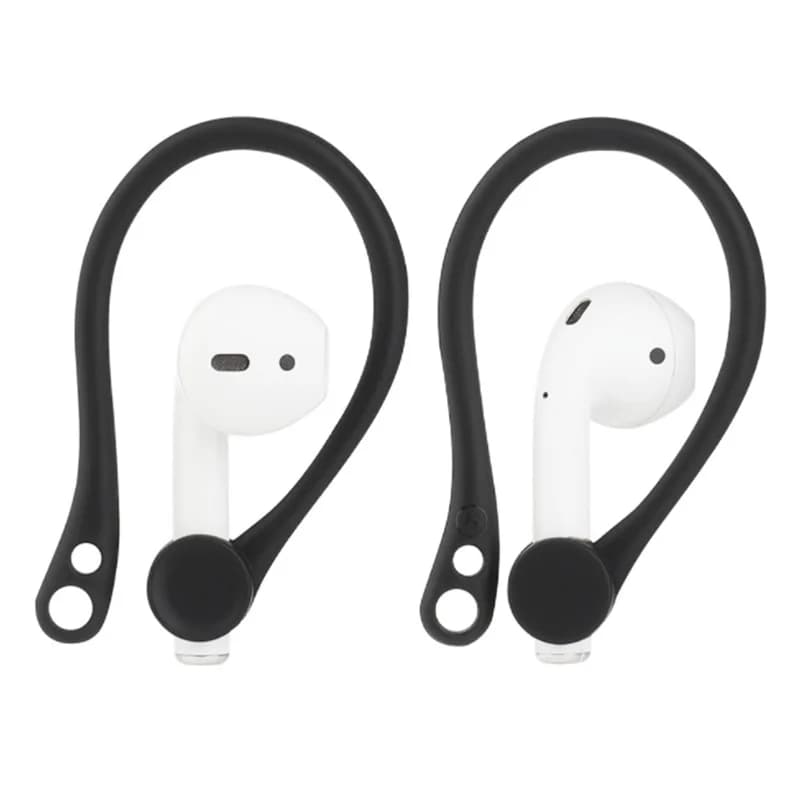2 pcs Mini Wireless Headset Bluetooth Headset Earphone Protector Sports Anti-Lost Hook for Air-pod 1 2