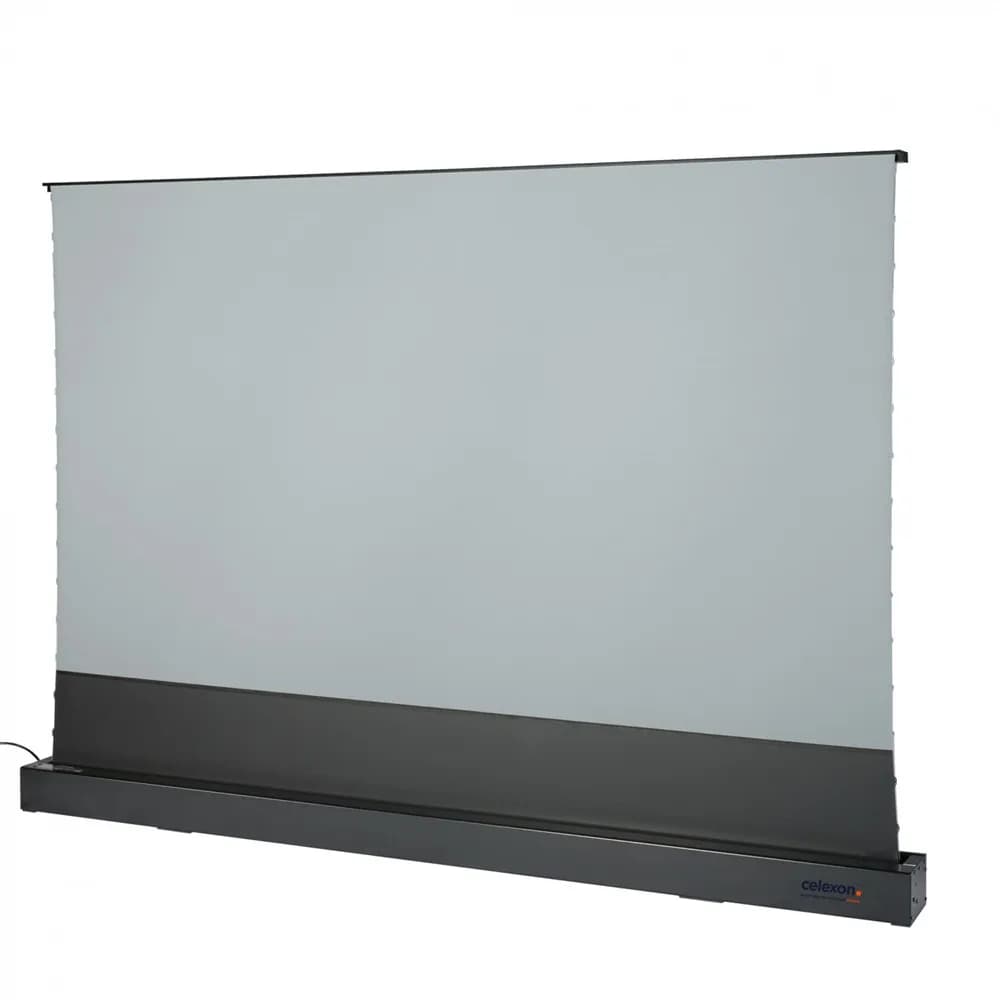 Spedizione Gratuita 100 pollici 16:9 UST ALR Pavimento Aumento Pieghevole Motorizzato Home Cinema Proiettore Schermo Elettrico Laser TV
