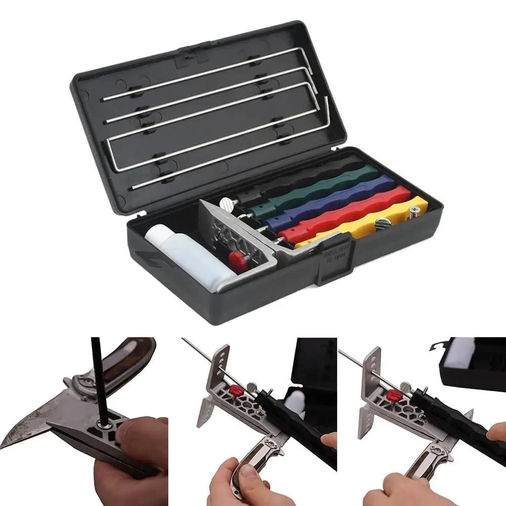 Affilacoltelli portatile angolo di fissaggio strumento per affilare la cucina strumento per affilare la pietra per accessori da cucina gadget strumento per attrezzature