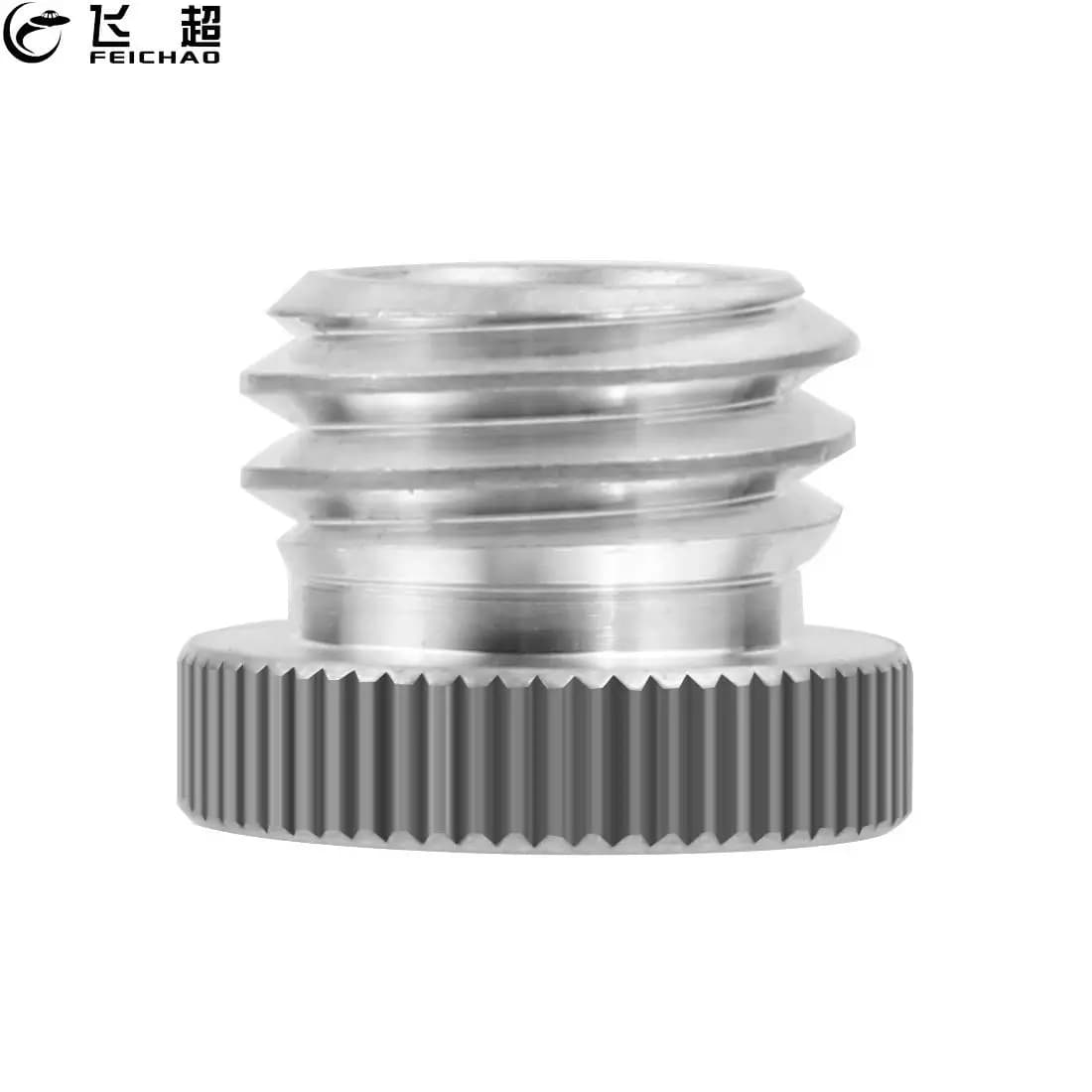 Da 1/4 a 5/8 da 3/8 a 5/8 femmina a maschio vite adattatore in lega di alluminio per accessori per viti adattatore per treppiede per fotocamera DSLR